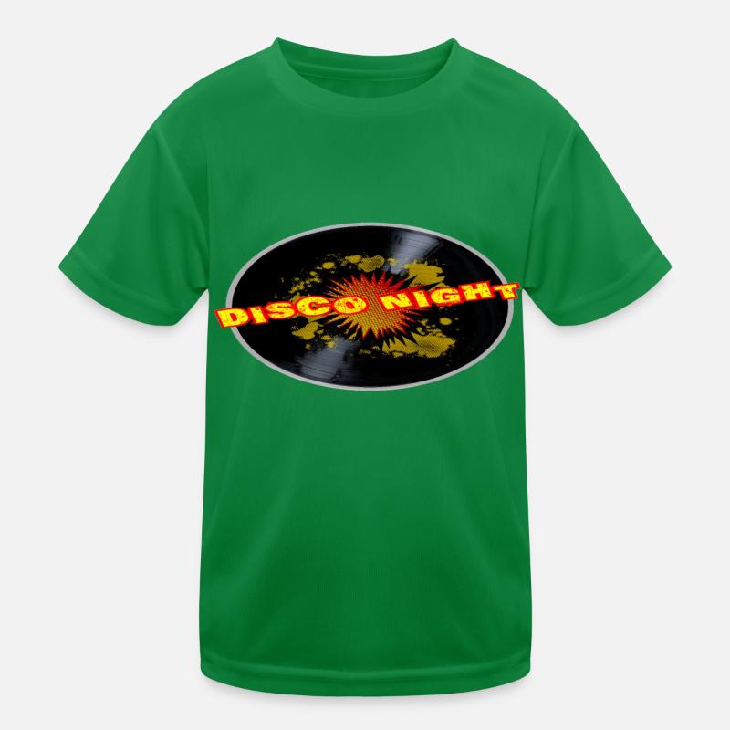 Disco Night explose Long Playing Record T-shirt sport Enfant