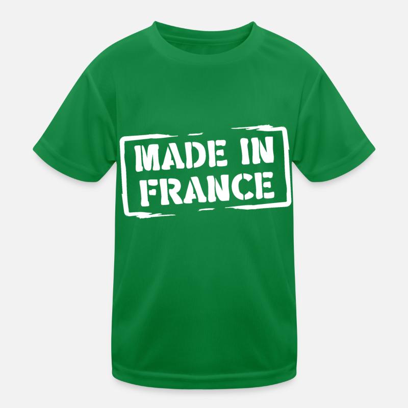 Hergestellt in Frankreich Kinder Funktions-T-Shirt