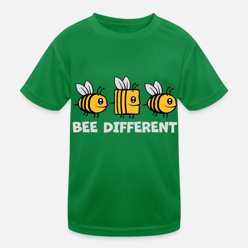 bee different Bienen Zitat Kinder Funktions-T-Shirt