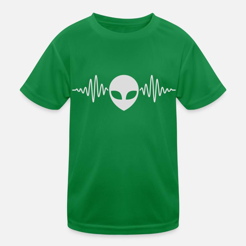 Impulsion de fréquence Tête extraterrestre T-shirt sport Enfant