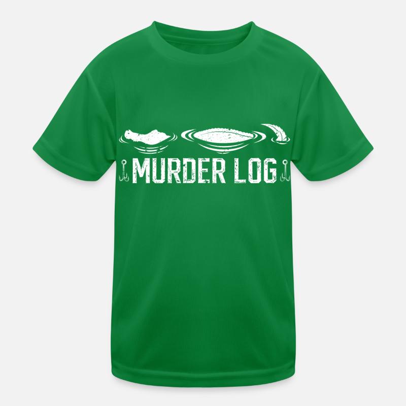 Alligator Hunter, Murder Log Crocodile Gator Kinder Funktions-T-Shirt