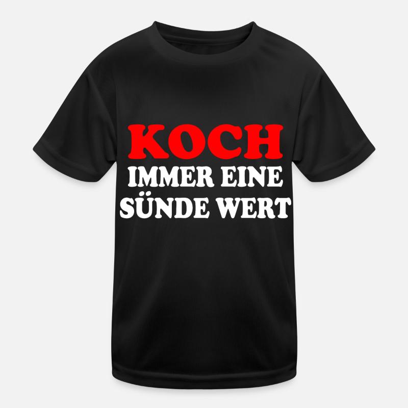 Koch Kinder Funktions-T-Shirt