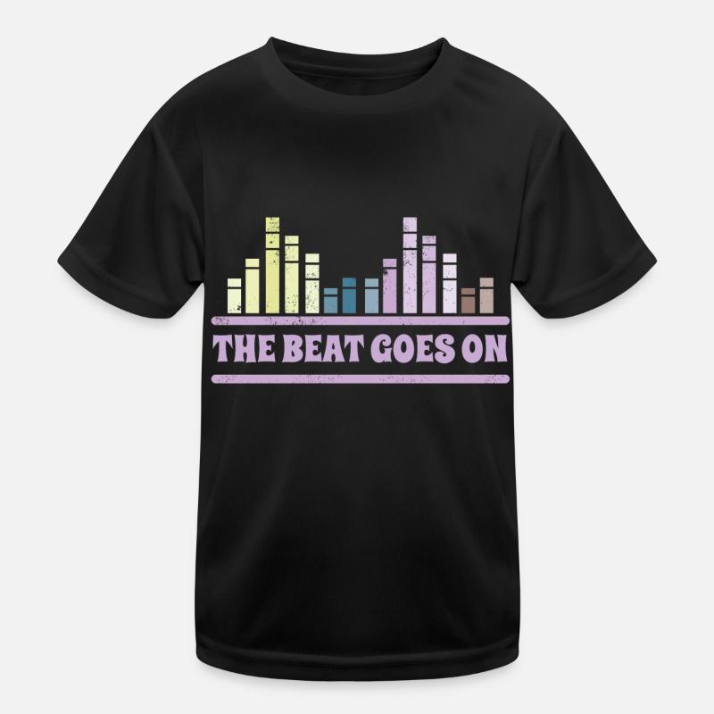 The Beat goes on DJ Musician Equalizer Kids Functional T-Shirt