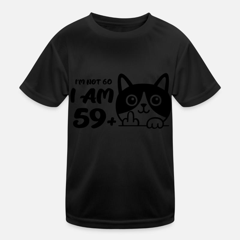 Je n’ai pas 60 ans, j’en ai 59 plus 1 doigt d’honneur T-shirt sport Enfant