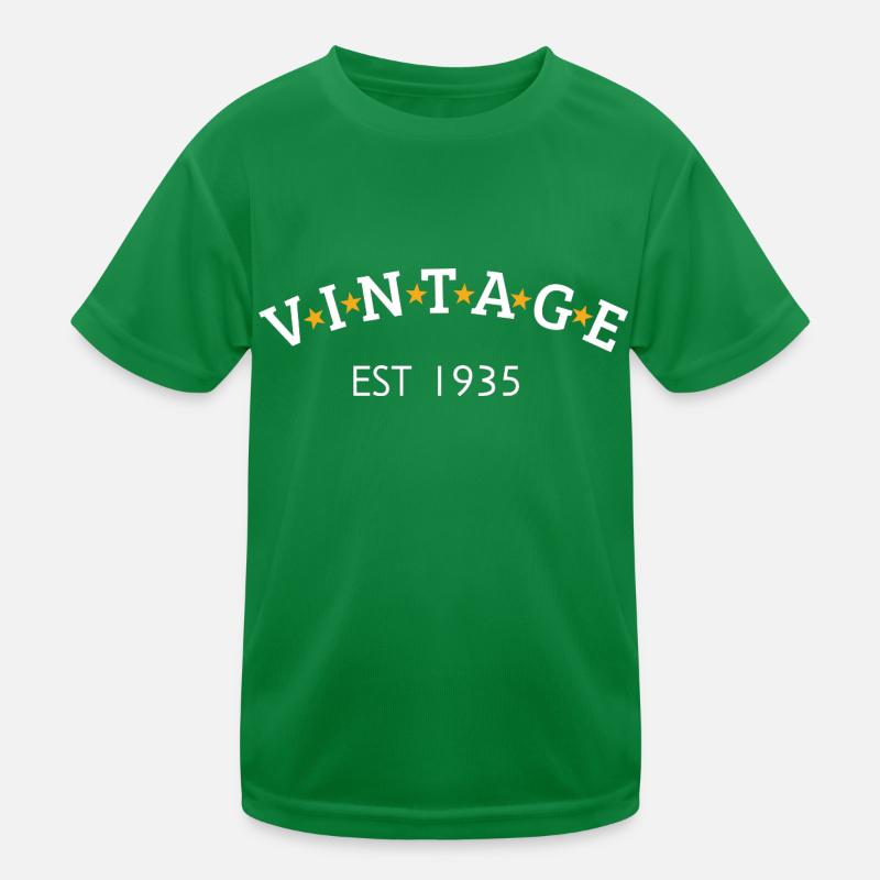 Vintage is 1935 Kids Functional T-Shirt