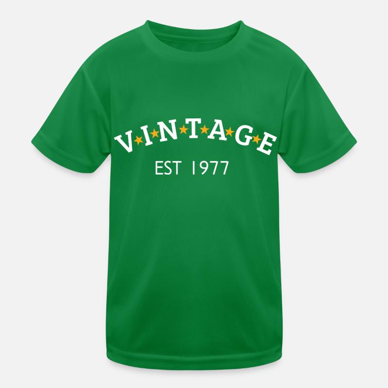 Vintage est 1977 T-shirt sport Enfant