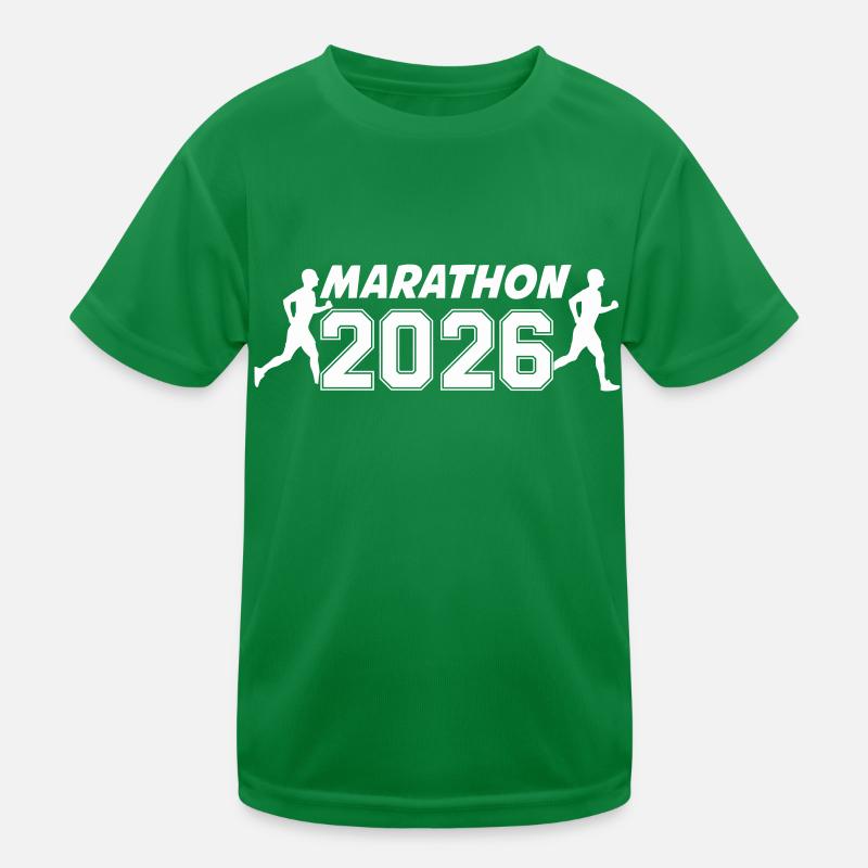 marathon 2026 Kinder Funktions-T-Shirt