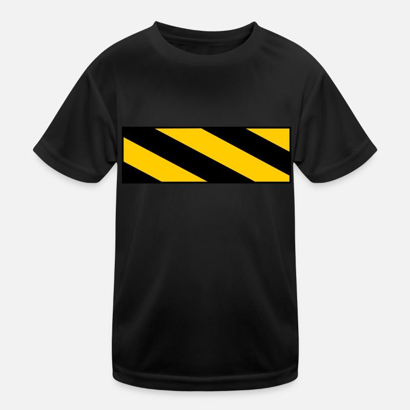 Warning sign Kids Functional T-Shirt