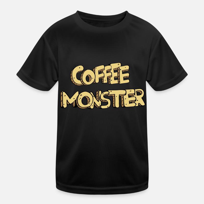 textcoffee_monster Kinder Funktions-T-Shirt