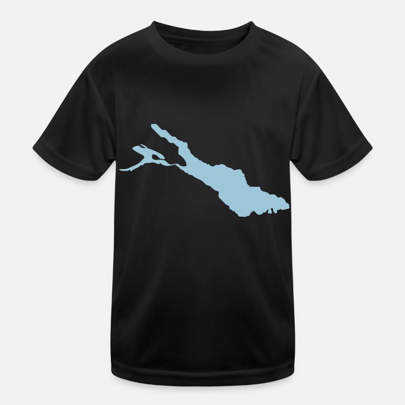 (bodensee) - Kinder Funktions-T-Shirt - Schwarz
