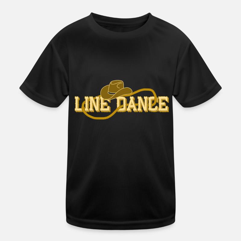 Line Dance Kids Functional T-Shirt