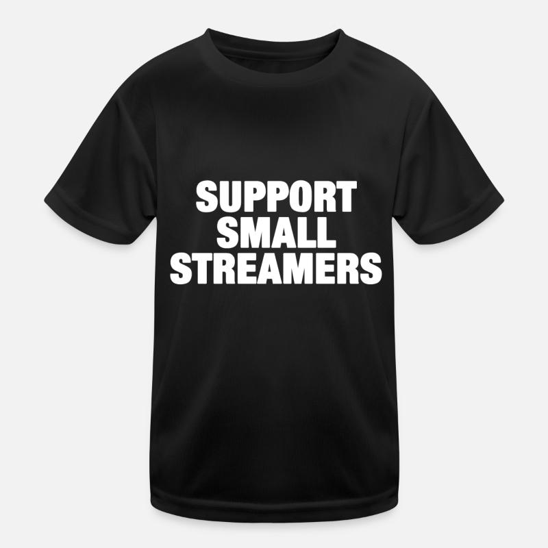 Support Small Streamers (white) Kids Functional T-Shirt
