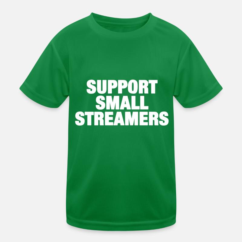 Support Small Streamers (white) Kids Functional T-Shirt