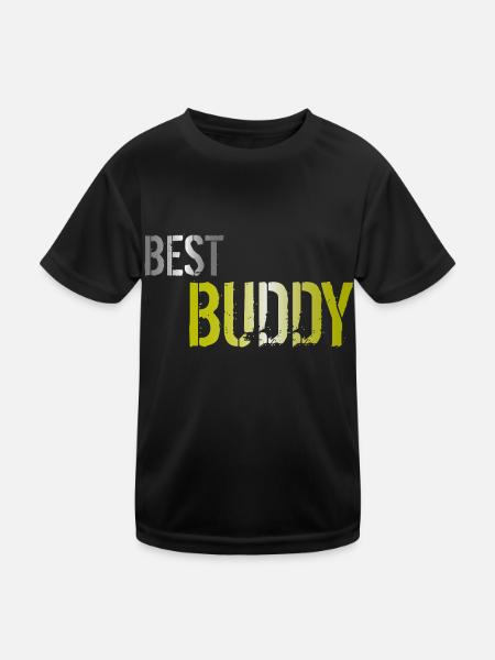 Best Buddy - Kids Functional T-Shirt - black - Front