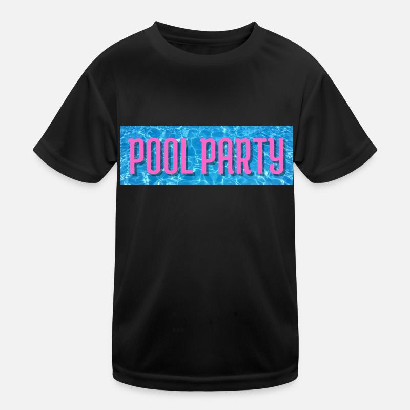 Pool Party Kids Functional T-Shirt