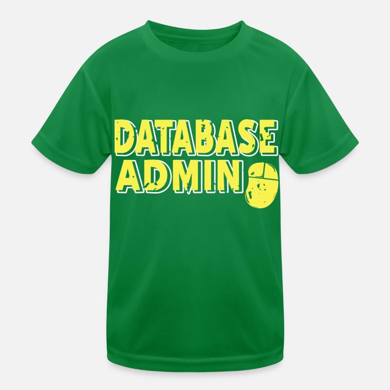 Retro Vintage DATABASE Admin Designs géniaux T-shirt sport Enfant