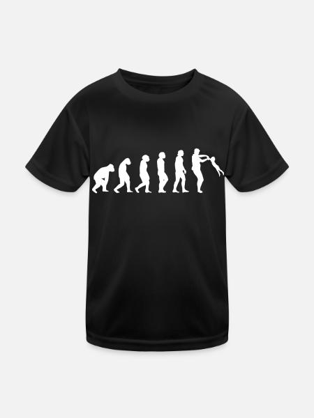 Daddy Kind Dad ich liebe Papa Vatertag Tochter - Kinder Funktions-T-Shirt - Schwarz - Vorne