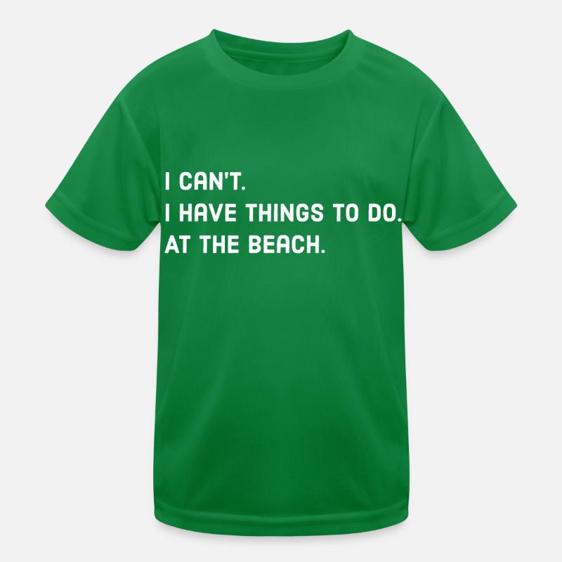 Beach quote Kids Functional T-Shirt