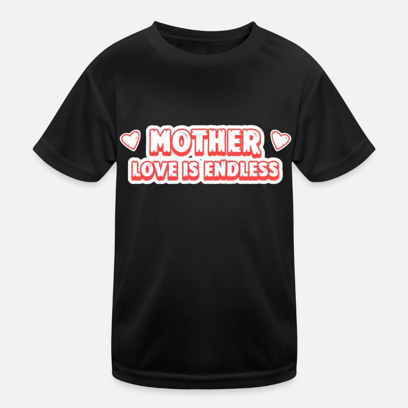 Muttertag Geschenk Mutterliebe Ist Endlos Mama Kinder Funktions-T-Shirt
