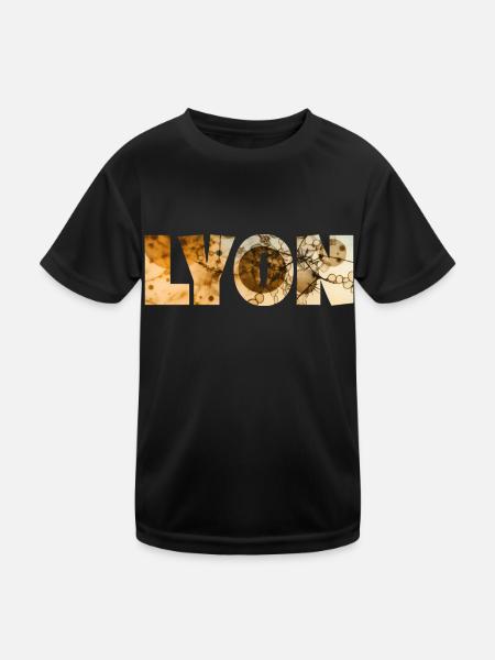 LYON COLORFUL - Kids Functional T-Shirt - black - Front