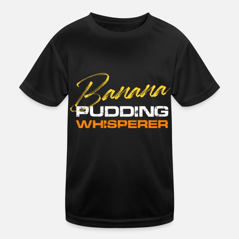 Fabrication de desserts au pudding à la banane T-shirt sport Enfant