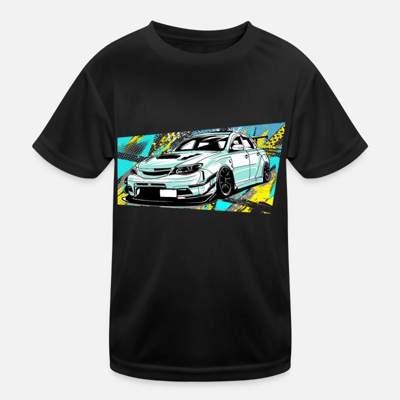 Car comic style Kids Functional T-Shirt