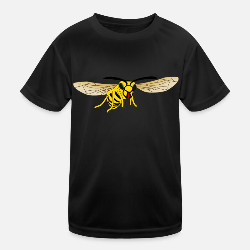 Hornisse Wespe Kinder Funktions-T-Shirt