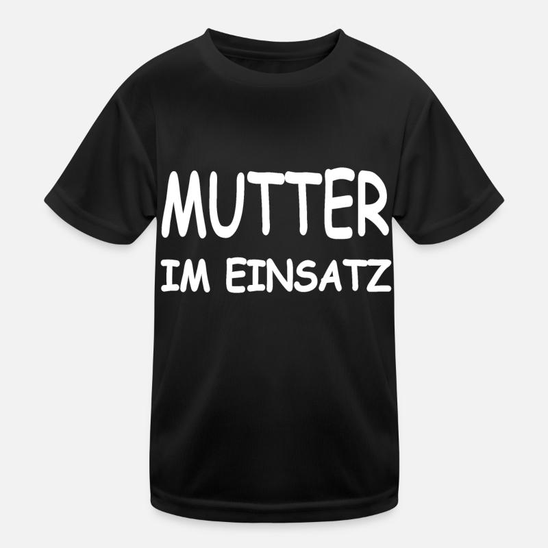 Mutter Kinder Funktions-T-Shirt
