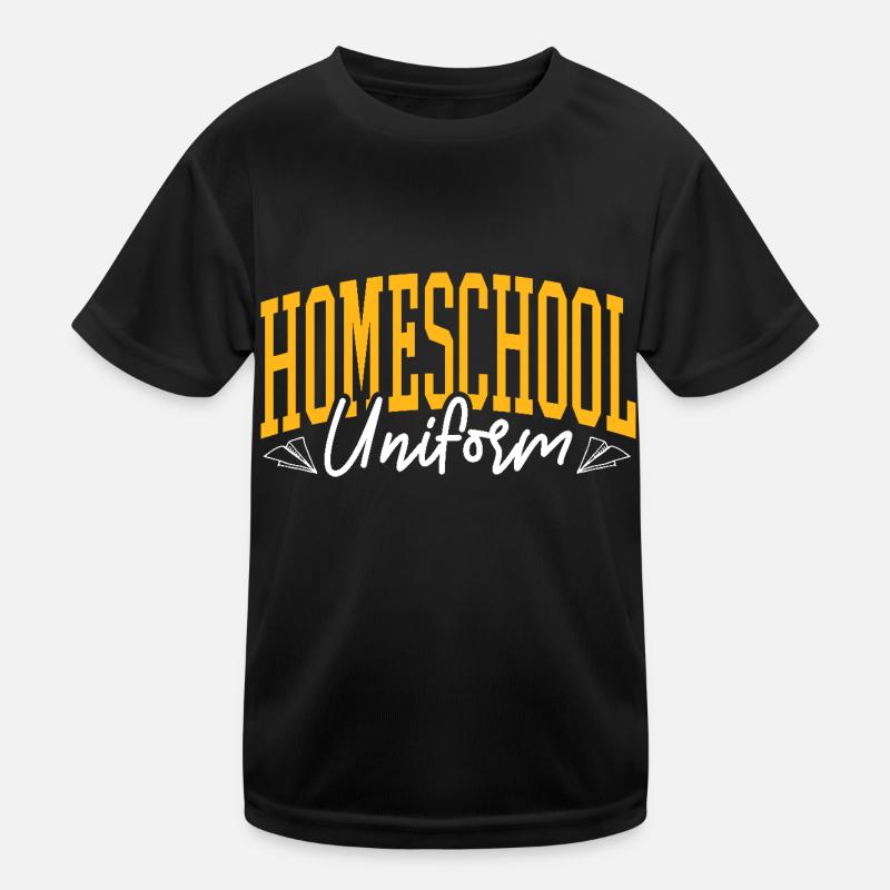 Uniforme d’école à la maison Stem Sped Class Enseignement à domicile T-shirt sport Enfant