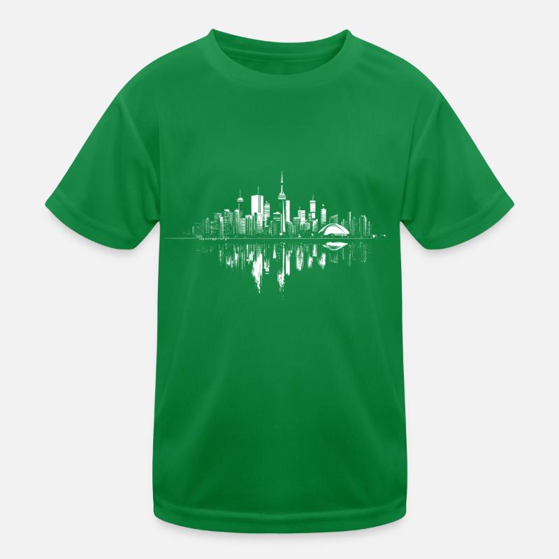 Toronto Skyline Canada Kids Functional T-Shirt