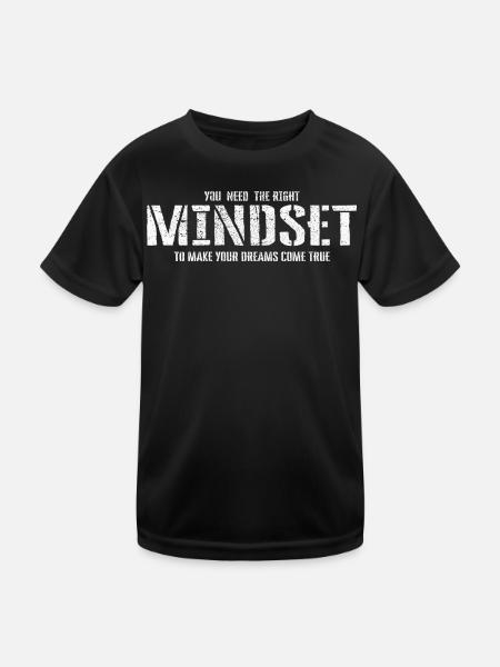Mindset - Kids Functional T-Shirt - black - Front