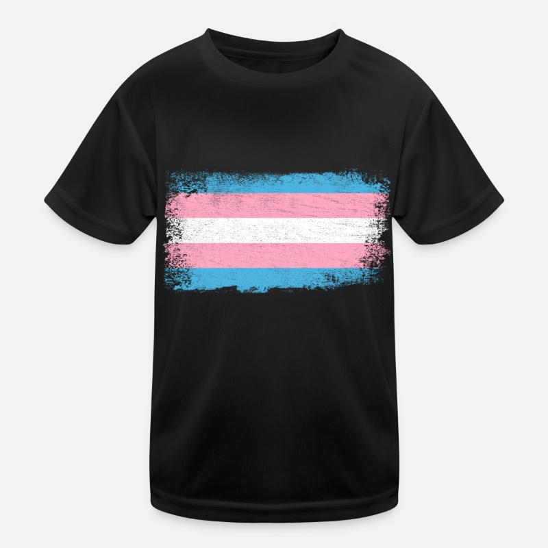 Drapeau transgenre T-shirt sport Enfant