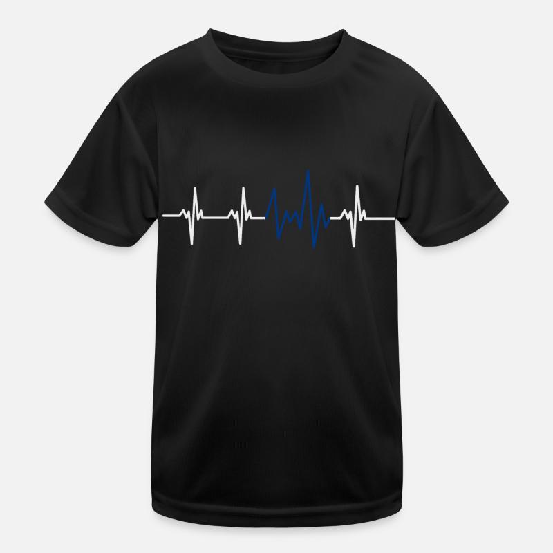 battement de cœur Finlande T-shirt sport Enfant