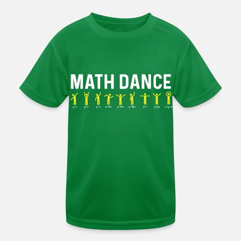 Math Dance. Math Teacher Poison Kids Functional T-Shirt