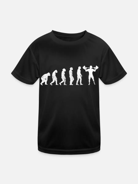 Fitness Bodybuilder Musculation Muscle Athletes - T-shirt sport Enfant - noir - Devant
