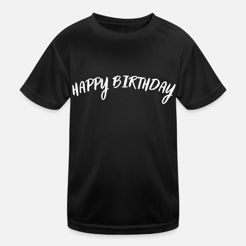 Bon anniversaire T-shirt sport Enfant