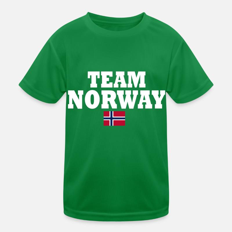 Team norway T-shirt sport Enfant