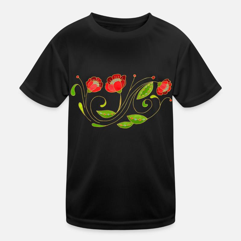 Flowers Kids Functional T-Shirt