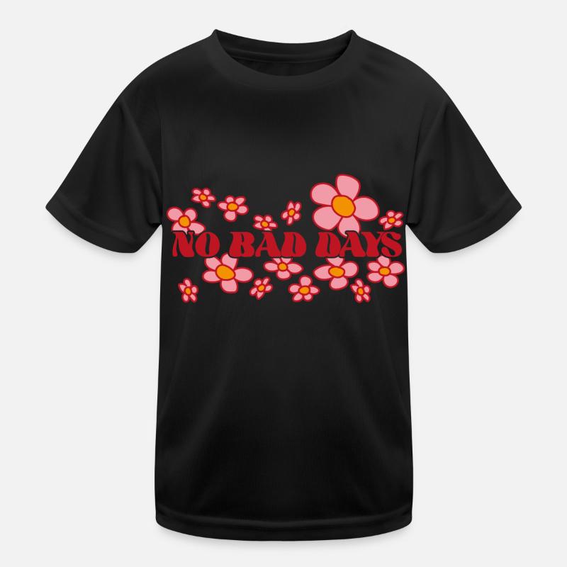 NoBadDays 2 black Kinder Funktions-T-Shirt