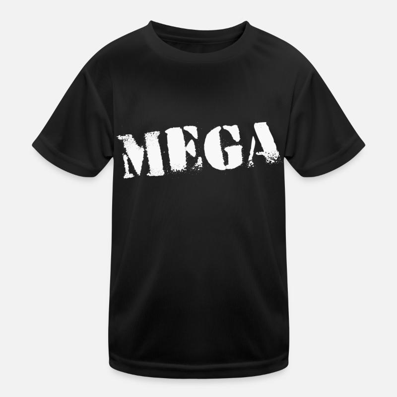 MEGA - Kids Functional T-Shirt - black