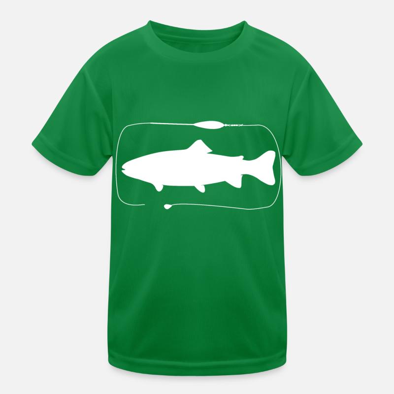 Trout Sbirolino assembly with paste Kids Functional T-Shirt
