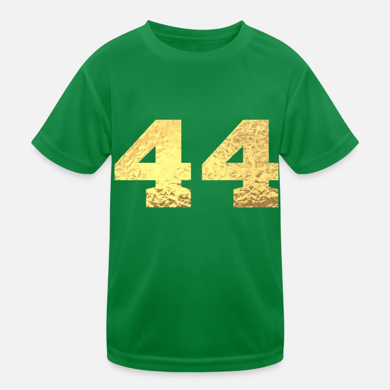 Numéro 44 paillettes doré - 44e anniversaire T-shirt sport Enfant