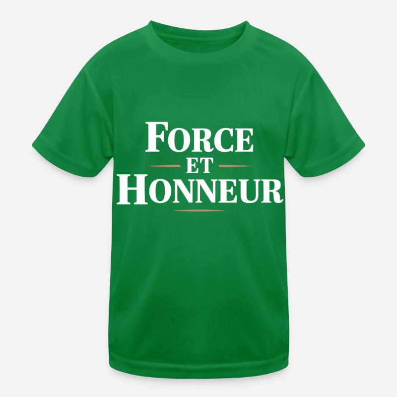 Force et honneur T-shirt sport Enfant