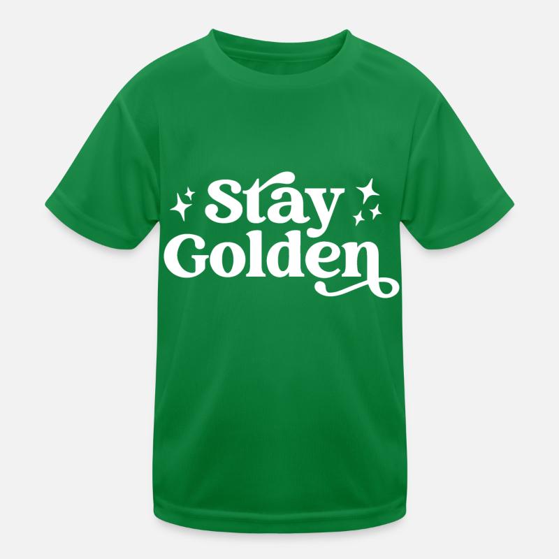 Restez doré T-shirt sport Enfant