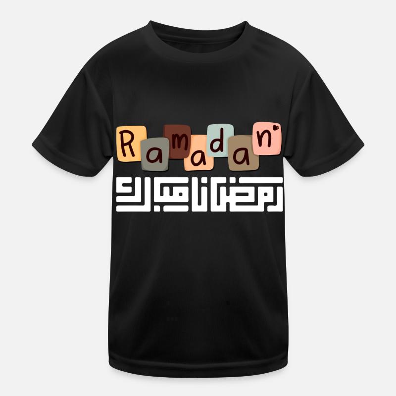 Ramadan Mubarak Kids Functional T-Shirt