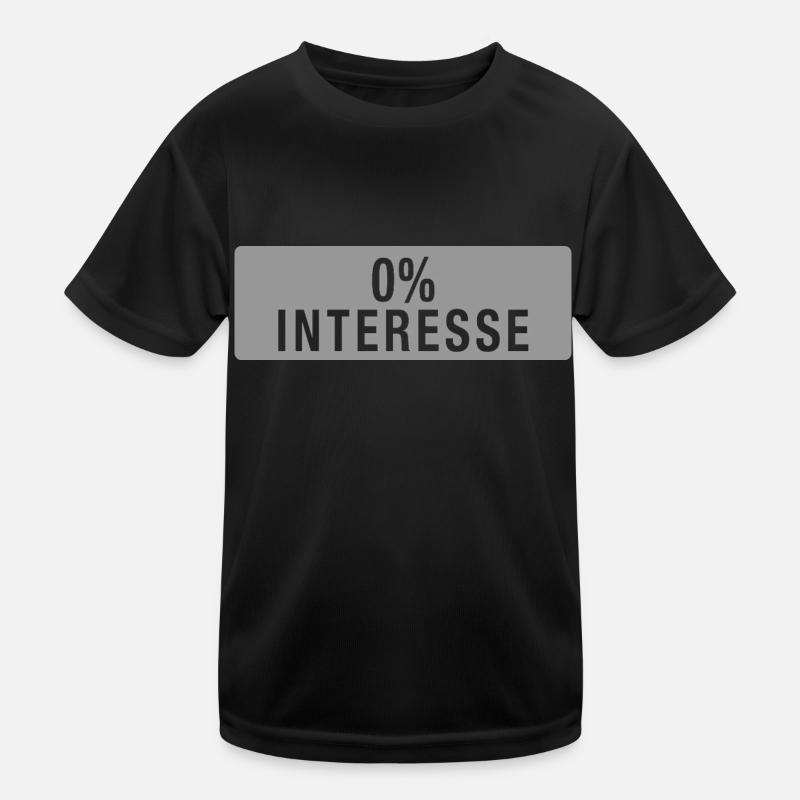 0% Interest Kids Functional T-Shirt