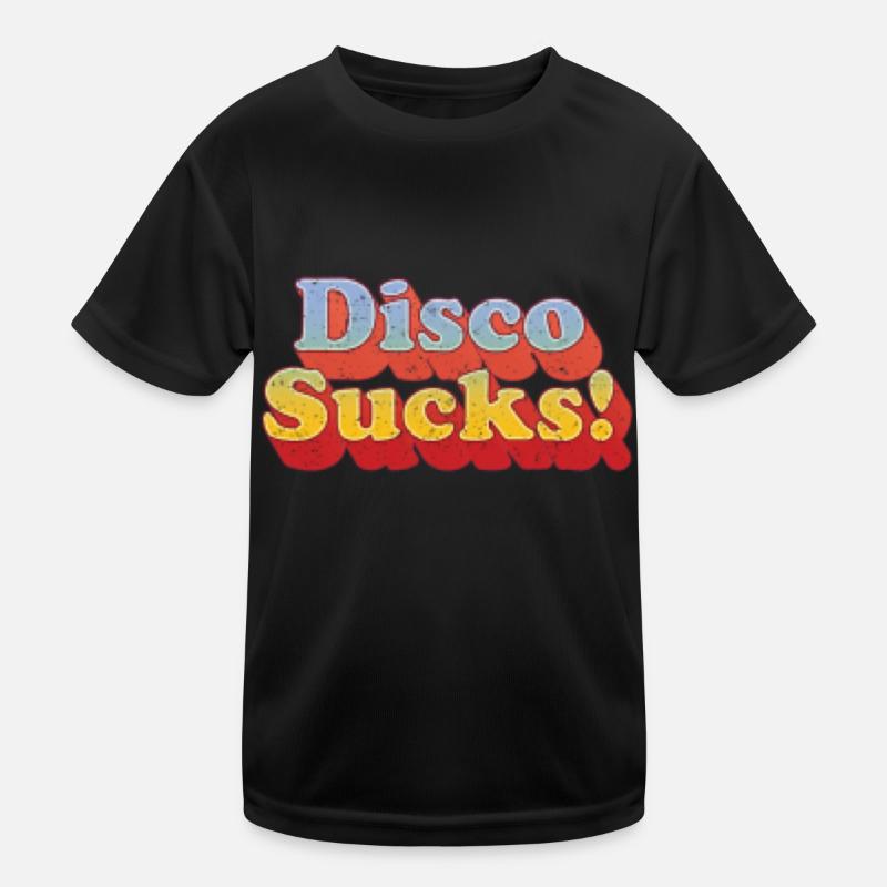 Disco Sucks retro Kinder Funktions-T-Shirt