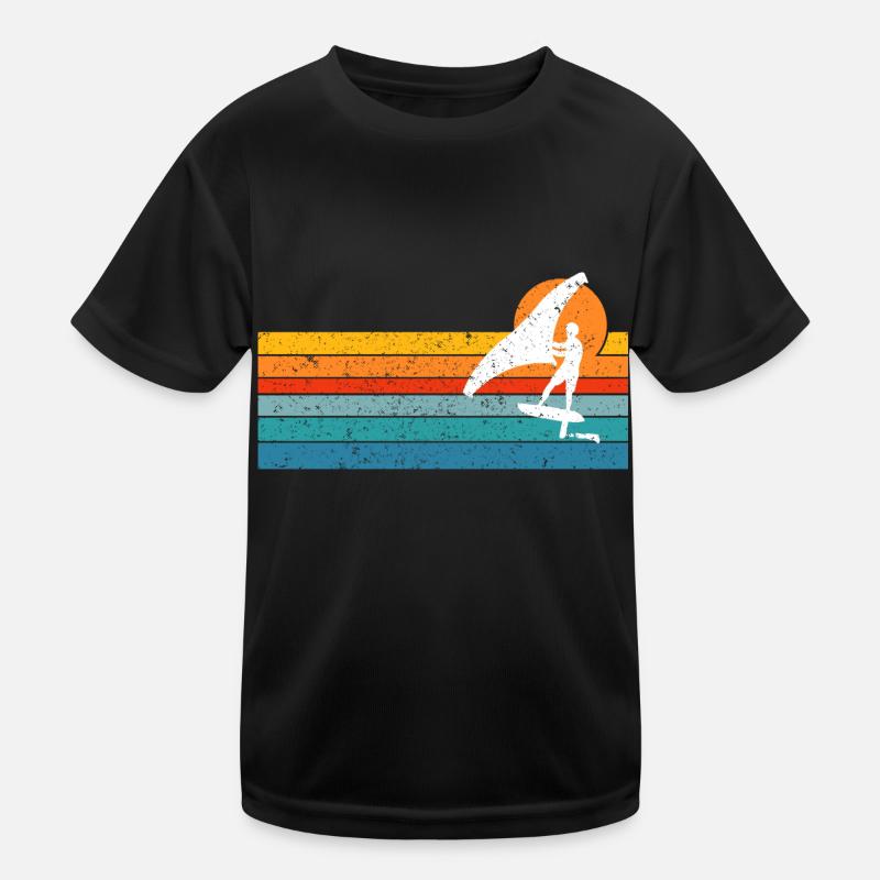 Wing Foiling Surf Surfing Surfer Kinder Funktions-T-Shirt
