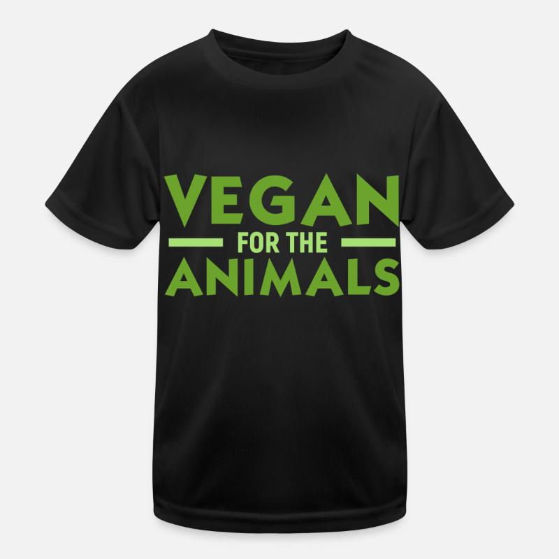 Vegan for Animals Kinder Funktions-T-Shirt