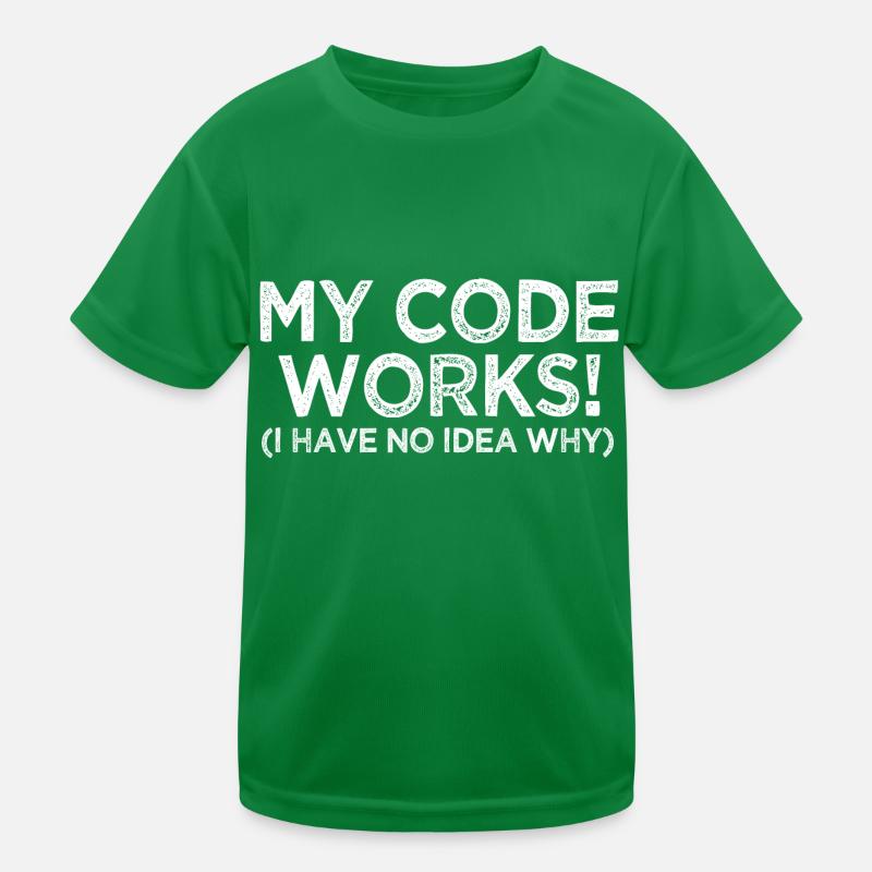 Meine Codearbeit Programmierung Kinder Funktions-T-Shirt